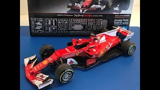 Building the New Tamiya 120 FERRARI SF70H Formula One [upl. by Fulbert]