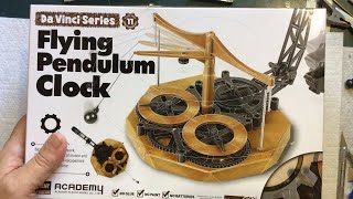 The Academy Da Vinvi Series flying pendulum clock kit [upl. by Vasilek919]