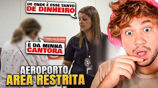 EMPRESÁRIA DE UMA ARTISTA MUITO FAMOSA SE DEU MAL NO AEROPORTO ÁREA RESTRITA [upl. by Pernick732]