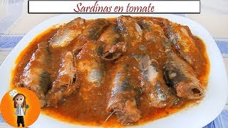 Sardinas en tomate  Receta de Cocina en Familia [upl. by Fessuoy415]