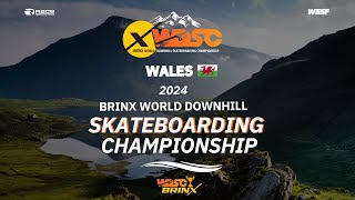 Brinx World Downhill Skateboarding Championship  Wales  Live Stream [upl. by Ardnosal574]