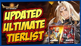 UPDATED ULTIMATE TIERLIST amp HERO POTENTIAL BUILD  SEVEN KNIGHTS IDLE [upl. by Dorman]