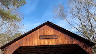 Haralson Mill Covered Bridge Conyers Georgia [upl. by Ng711]