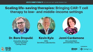 DevexUNGA79 Day 1 18  Bringing CART cell therapy to low and middleincome settings [upl. by Nolur]