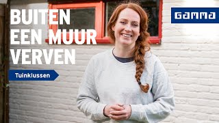 Buitenmuur verven zelf een bakstenen muur verven  GAMMA [upl. by Hector32]