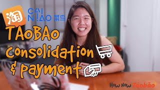 TAOBAO  CAINIAO consolidation amp payment Stepbystep guide in English [upl. by Trisha]