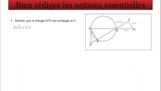 Légalité de Pythagore Exercice partie 1 [upl. by Notsud]