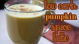 Low Carb Pumpkin Spice Latte  COPYCAT STARBUCKS [upl. by Fregger54]