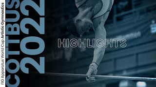 2022 Cottbus Artistic Gymnastics Apparatus World Cup – Highlights [upl. by Onairpic]