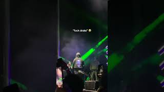 Audience Chants quotFk Drakequot During a ScHoolboy Q Show [upl. by Cutlerr]