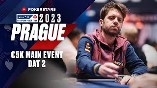 EPT Prague 2023 €5K Main Event  Day 2 Livestream ♠️ PokerStars [upl. by Pontius]