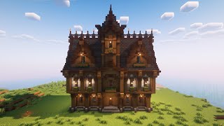 Minecraft Grand Spruce Manor Tutorial [upl. by Amick747]