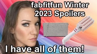 FabFitFun Winter 2023 Spoilers  I Have ALL of Them [upl. by Briney]