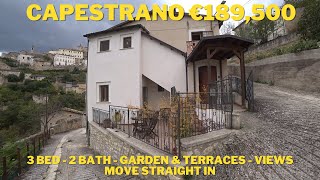 Exploring Abruzzo Italy Property Tour Capestrano LAquila Central Italy [upl. by Ennairoc698]