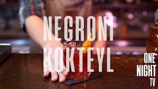 OneNight Kokteyl  Negroni Kokteyl Tarifi [upl. by Okun]