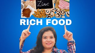 ZINC RICH FOOD  🍖🥗 [upl. by Sullivan]