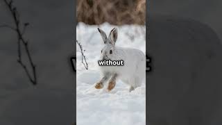 🐇 Uncover the Secrets of Snowshoe Hares – Facts You Didn’t Know 😲🌍 HareLegends Wildlife facts [upl. by Anigger]