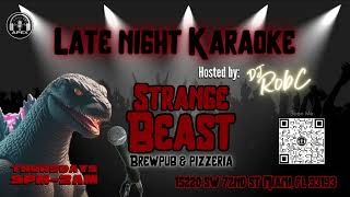 Strange Beast karaoke 725 [upl. by Sidnac]