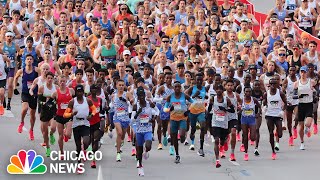 Chicago Marathon 2024 FULL COVERAGE  FINISH LINE CAM [upl. by Atirehs]