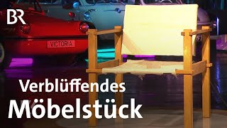 Berühmter Designer Zerlegbarer Stuhl aus Holz  Kunst  Krempel  BR [upl. by Justen]