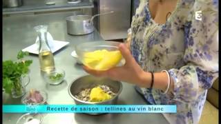 Recette Tellines au vin blanc  4 septembre 2013 [upl. by Galanti]