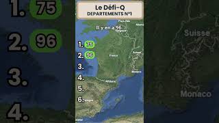 Le DéfiQ  Départements n°1quiz apprendre geographie départements DéfiQ [upl. by Tegdig]