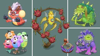 Faerie Island  All New Monsters Sounds amp Animations  My Singing Monsters [upl. by Ashman]