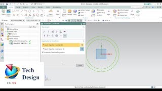 Unigraphics NX Sketch Tutorial 2 Geometric Constraints amp Reattach [upl. by Christoforo]