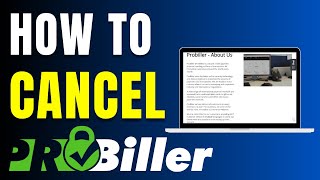 How To Cancel Membership Billed By Probiller Subscriptions Payment Solved 2024 [upl. by Pantheas]