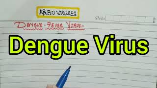 Dengue Virus  ArboViruses  Virology  Microbiology [upl. by Pelmas53]