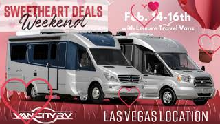 Sweetheart Deals Weekend Van City RV Las Vegas with Leisure Travel Vans [upl. by Melisa315]