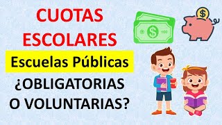 Maestro mx CUOTAS ESCOLARES OBLIGATORIAS O VOLUNTARIAS pago de inscripción Escuelas públicas [upl. by Elsilrac403]