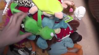 My dog looks for a treat in a bunch of plushie Muppets [upl. by Noguchi]