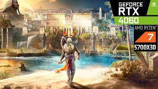 RTX 4060  Ryzen 7 5700X3D  Assassins Creed Odyssey  Benchmark 4K 1080p ULTRA [upl. by Weigle]