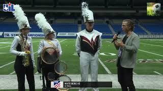 HIGHCAM  Whitesboro HS Band  Interview  2024 State Open Class Marching Band Contest 3A Finals [upl. by Brass]