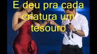 Zezé Di Camargo e Luciano Part Paula Fernandes  Criação Divina Com Letra [upl. by Hcirteid]