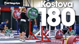 Boyanka Kostova 58kg 180kg Front Squat 2015 World Weightlifting Championships [upl. by Dierolf]