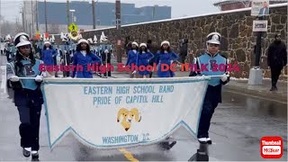 Eastern High School Blue amp White Marching Machine performing at the Dc Mlk parade 2024 [upl. by Nillor138]