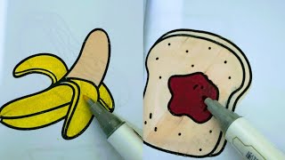 ASMR MARKER COLORING [upl. by Dnarud]