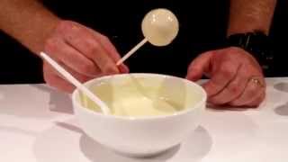 White Chocolate Coated Cake Pops [upl. by Dimitri]