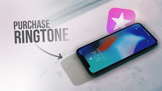 How to Buy a Ringtone on iPhone tutorial [upl. by Ayahc]