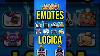 EMOTES DE CLASH ROYALE CON LÓGICA clashroyale humor shortsviral entertainment [upl. by Anyer782]