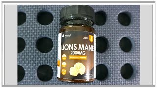 Lions Mane 2000Mg Vital Nutrition  GFGV [upl. by Nnylsor602]