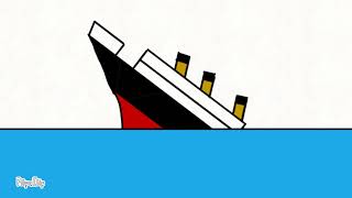 Titanic like ship sinks in one peice [upl. by Yllus923]