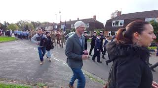 Remembrance Sunday Parade Warsash Hampshire [upl. by Ebehp]