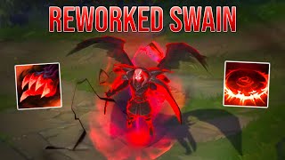 38 Minutes of Reworked Swain Gameplay [upl. by Nored]