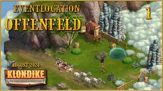 🦅 Klondike The Lost Expedition Eventlocation Offenfeld 1 Lets Play [upl. by Bili563]