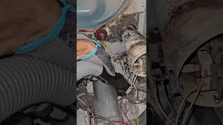 Burn stains inside the dryer clean satisfying satisfyingvideo dryer dirty dryerventcleaning [upl. by Roid275]