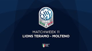 Serie A Silver 11  LIONS TERAMO  MOLTENO [upl. by Avid]