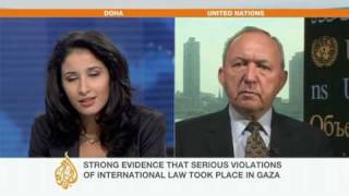 Judge Richard Goldstone speaks to Al Jazeera  15 Sept 09 [upl. by Gill49]